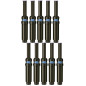 Set di 10 Diffusori Emergenti NP da 10 cm con Ugello KVF-8 | Raggio 2,4 m | Regolabile da 0° a 360° | Irrigazione Precisa | Giar