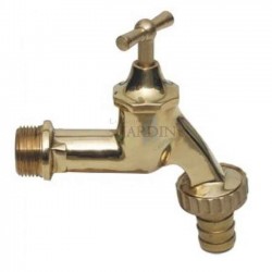Dekorativer Gartenhahn aus Messing 3/4"