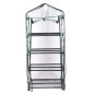 Serre de Jardin pour Balcon, Intérieur & Extérieur avec 4 Étagères, 160x69x49 cm - Solide & Facile à Monter Serre de Jardin pour Balcon, Intérieur & Extérieur avec 4 Étagères, 160x69x49 cm - Solide & Facile à Monter