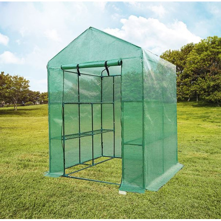 Estufa de jardim opaca 1,43 x 1,43 x 1,90 m