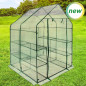  Transparent Garden Greenhouse 1.43 x 1.43 x 1.90 m - Zipped Shed Ideal for Pots, Flowers and Vegetable Gardens