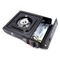 Cuisinière portable double Thulos, fonctionne avec cartouche de gaz ou bouteille de gaz externe Cuisinière portable double Thulos, fonctionne avec cartouche de gaz ou bouteille de gaz externe