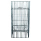 Alimentador de pássaros suspenso galvanizado 26x26x52 cm Alimentador de pássaros suspenso galvanizado 26x26x52 cm