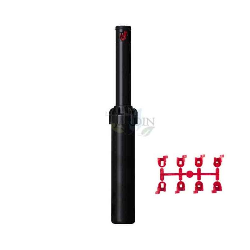 Irrigatore Turbina Hunter PGJ-06 1/2'', Gittata da 4,3 a 11,6 metri. Filettatura femmina 1/2''. Irrigazione professionale Irrigatore Turbina Hunter PGJ-06 1/2'', Gittata da 4,3 a 11,6 metri. Filettatura femmina 1/2''. Irrigazione professionale