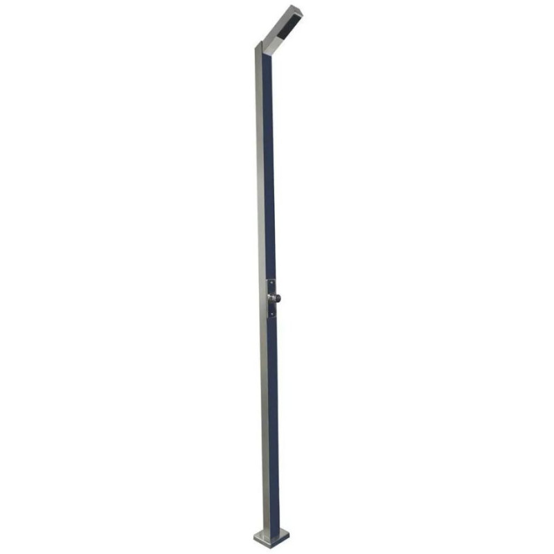 Chuveiro de piscina temporizado com 1 aspersor e 1 botão temporizador, 210 cm, cinza Chuveiro de piscina temporizado com 1 aspersor e 1 botão temporizador, 210 cm, cinza