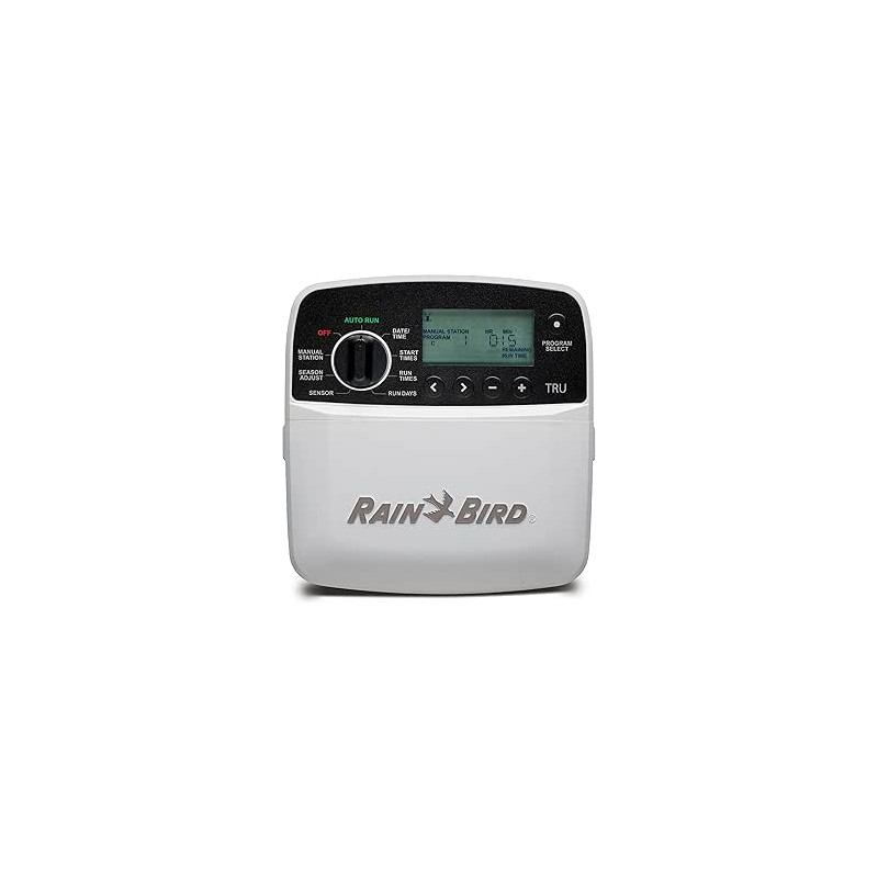 Programador de Riego TRU 6 zonas Interior Rain Bird | Riego Automatico para Jardin | Temporizador de Riego Eléctrico Programador de Riego TRU 6 zonas Interior Rain Bird | Riego Automatico para Jardin | Temporizador de Riego Eléctrico