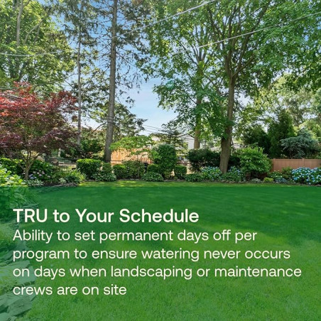 Rain Bird TRU 6-Zone Indoor Irrigation Controller | Automatic Garden Irrigation