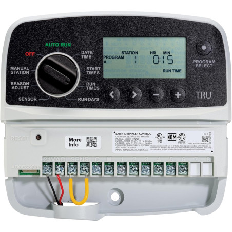 Programador de Riego TRU 6 zonas Interior Rain Bird  | Riego Automatico para Jardin