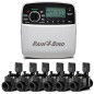 Programmatore di irrigazione per interni Rain Bird TRU a 6 zone + Elettrovalvole 100HV 24V 1'' | Irrigazione automatica