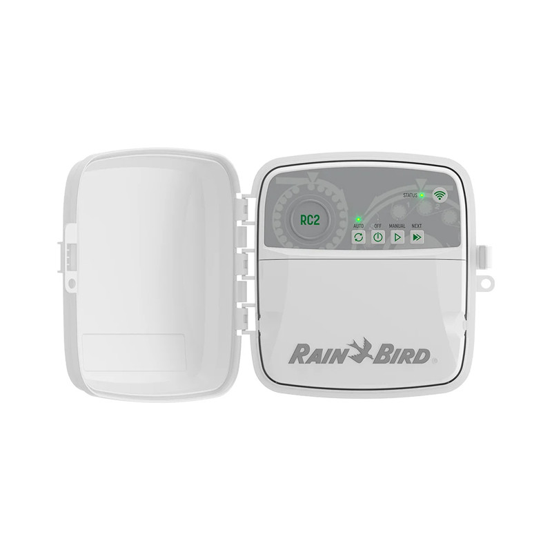 Programador de Riego Wifi RC2 8 zonas Exterior Rain Bird | Riego Automatico para Jardin | Temporizador de Riego Eléctrico Programador de Riego Wifi RC2 8 zonas Exterior Rain Bird | Riego Automatico para Jardin | Temporizador de Riego Eléctrico