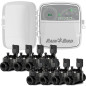 Rain Bird RC2 WLAN-Bewässerungssteuerung für den Außenbereich 8 Zonen | 8 Magnetventile 100HV 24V 1''