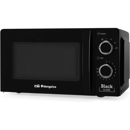  700 W Orbegozo microwave.  20 L capacity. 6 power levels.  30 minute timer.