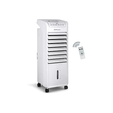 Raffreddatore evaporativo 3 in 1 Orbegozo, 3 velocità, serbatoio da 6L, timer, telecomando	