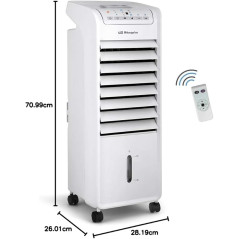 Climatizador evaporativo 3 en 1 Orbegozo | 3 Velocidades | Depósito de 6L | Temporizador | Mando a Distancia | Eficiente