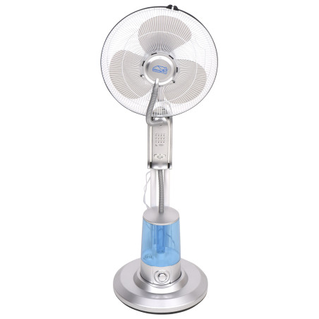  Ventilatore nebulizzatore a 3 velocità 100W 40cm, 3,2 litri