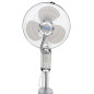  Ventilatore nebulizzatore a 3 velocità 100W 40cm, 3,2 litri