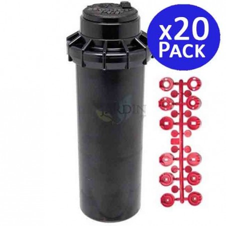 Hunter PGP-ADJ 3/4" Sprinkler, Reichweite 6,4 bis 15,8 m. 20 Einheiten