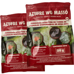 Fungicida allo zolfo WG Masso contro l'oidio e il ragnetto rosso 100 g