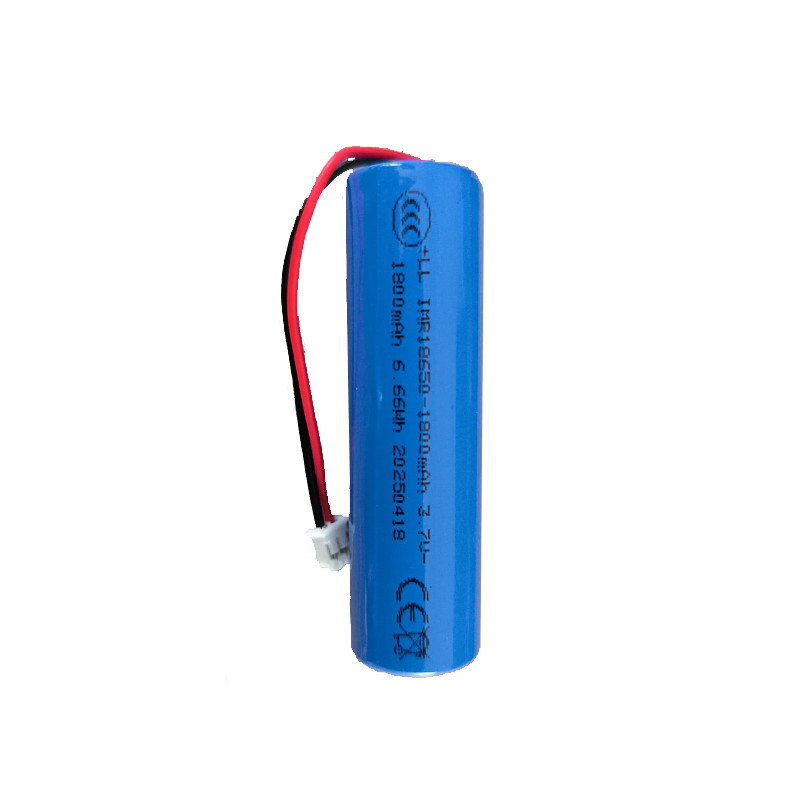 Lithiumbatterie 1800 mAh 3,7 V 6,66 Wh IMR18650 CE | Li-Ionen-Akku mit XH2.54/2P-Anschluss