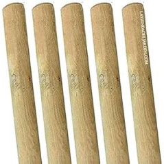 5 Stück Baumpfählen 200 cm, Durchmesser 8 cm. Nützlich für den Bau von Zäunen, Gehegen, Ställen, Pergolen usw, sow