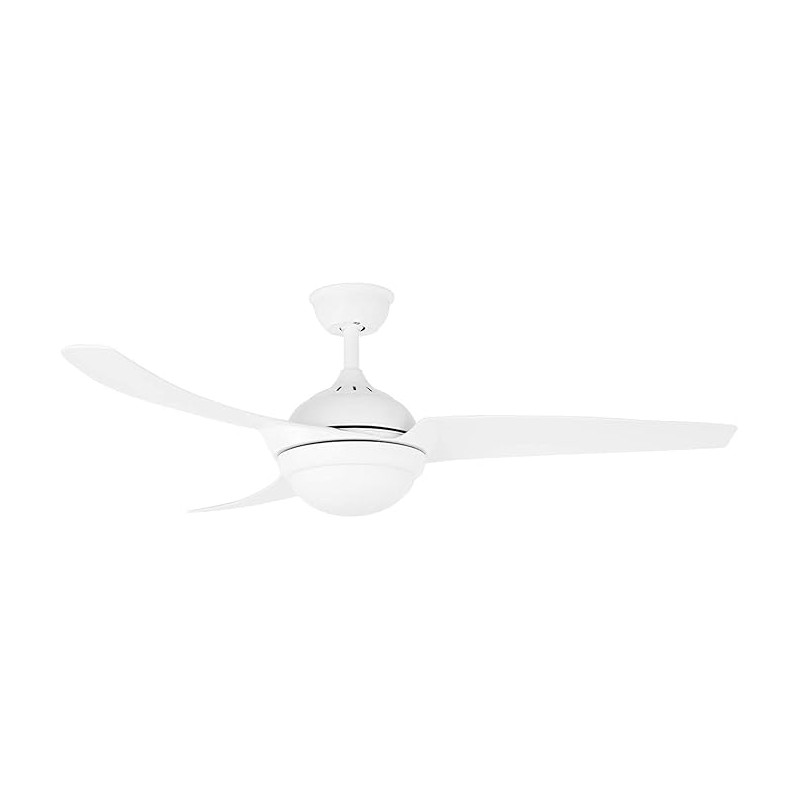 Ventilateur de plafond avec lumière LED, 3 vitesses, 60W, couleur blanche, A+, CP104132 Ventilateur de plafond avec lumière LED, 3 vitesses, 60W, couleur blanche, A+, CP104132