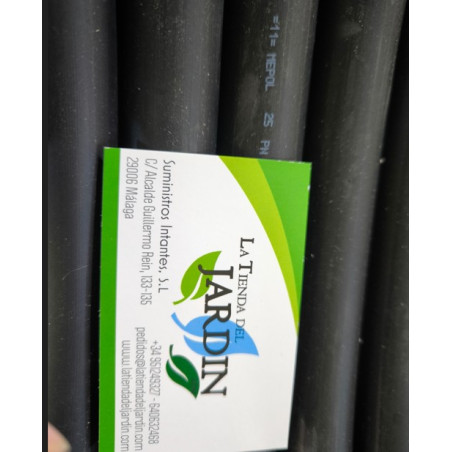 Tuyau en polyéthylène 25 mm | Tuyau agricole 25 mm, 4 bars, 50 mètres