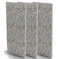 Pack 3 Polyurethane Acoustic Panels, 200x100x4 cm, 80 kg/m³ | Wall Soundproofing Panels | Multi-Insulation, 6 m²