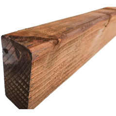 Treated wooden sleeper 22x12x250 cm