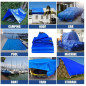 Voile d'ombrag bleu renforcé 4,8 x 7,9 mètres 120 gr/m2 avec œillets, Toile Protection Solaire Voile d'ombrag bleu renforcé 4,8 x 7,9 mètres 120 gr/m2 avec œillets, Toile Protection Solaire