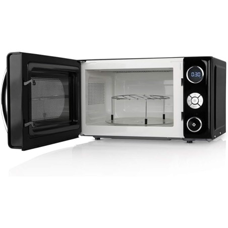 Microondas 20L Orbegozo 700W, Grill de Cuarzo 900W, 10 Niveles de Potencia, Temporizador Digital 95 Minutos