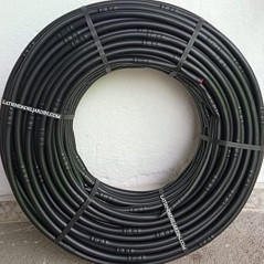 Tuyau d'arrosage goutte à goutte 16mm à 50 cm séparation par goutteur autorégulant, 100 mètres