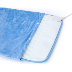 Cuscino elettrico Orbegozo. Potenza 100W. 6 livelli di potenza. Fodera lavabile. Misure: 76x43 cm.