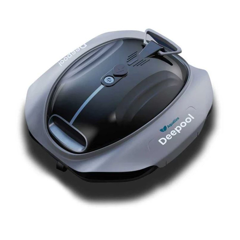Robot limpiafondos de Piscina inalámbrico Deepool 300P | Aspiradora de piscina con succión superior