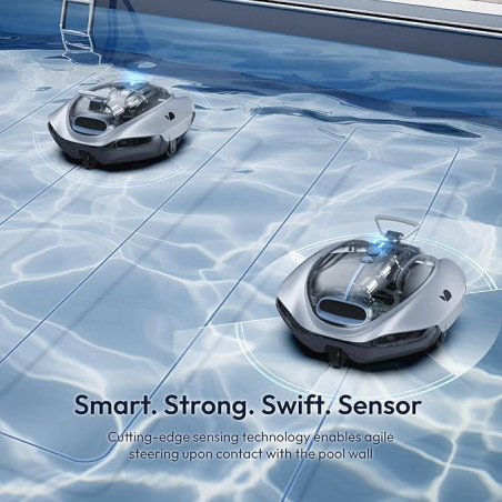 Robot per la pulizia della piscina wireless Deepool 300P