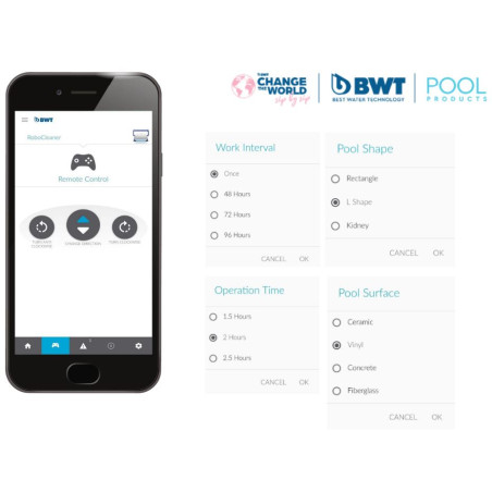 RC50 Robot automatico professionale per la pulizia delle piscine