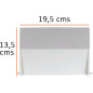 Porte skimmer à charnière blanch | Porte de remplacement pour écumoire 15 litres, 19,5 x 13,5 cm Porte skimmer à charnière blanch | Porte de remplacement pour écumoire 15 litres, 19,5 x 13,5 cm