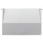 Porte d'écumoire à charnière | Contenitore di ricambio per écumoire 15 litri, 19,5 x 13,5 cm, bianco Porte d'écumoire à charnière | Contenitore di ricambio per écumoire 15 litri, 19,5 x 13,5 cm, bianco