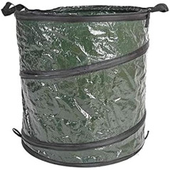 Sac à déchets de jardin Autonome et pliable, Stable et robuste 46x47 cm, 115 litres