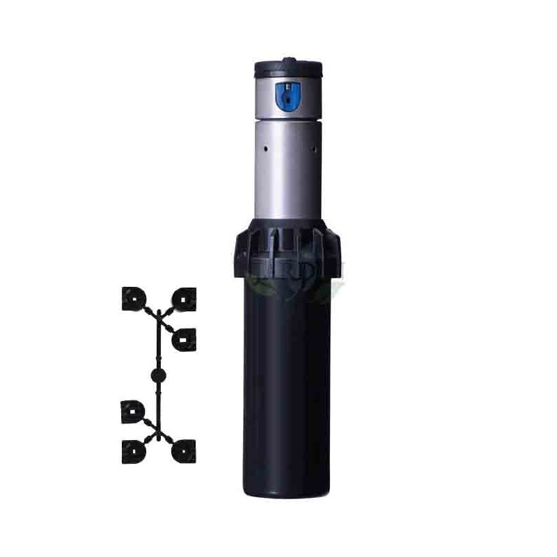 Irrigatore a Turbina Hunter I-20-04-SS-B, in Acciaio, Gittata da 5,2 a 14,3 metri