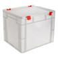 Stackable Storage Box White 31L | 30x40x33.5 cm | Food Grade & Household Use