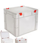 Caixa Empilhável Branca 31L, 30x40x33,5 cm | Uso Alimentar e Doméstico Caixa Empilhável Branca 31L, 30x40x33,5 cm | Uso Alimentar e Doméstico