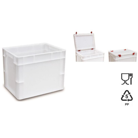 Cassetto portaoggetti impilabile 31L 30x40x33,5 cm