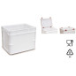 Caisse de Rangement Empilable Blanche 31L, 30x40x33,5 cm | Alimentaire et Domestique