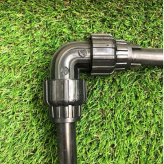 Pack 4 Cotovelos PE 20mm para Tubo | Certificado AENOR | Irrigação & Canalização