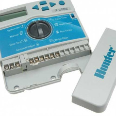 Programmateur d'arrosage intérieur Hunter XCore, 4 zones d'arrosage électrique, XC-401i-E