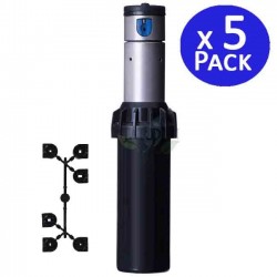 Aspersor turbina I-20 acero Hunter 5,2 a 14,3 m. 5 unidades
