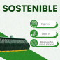 Brosse + poignée extensible de 0,8 à 1,4 m pour balayer gazon artificiel. Produit adapté à tout type de pelouse Brosse + poignée extensible de 0,8 à 1,4 m pour balayer gazon artificiel. Produit adapté à tout type de pelouse