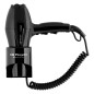 Hotel Hairdryer (black color) Orbegozo.  Power 1,800-2,000 W. 2 speed powers.  3 temperature levels.