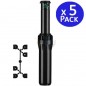 Hunter I-25-04 Aspersor de Irrigação de 1" | Pacote com 5 Aspersores de Jardim Pop-Up de 11,9 a 21,6 m | Aspersor Profissional p