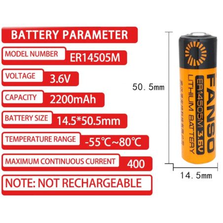 Replacement Lithium Battery for Blue Connect Smart Water Analyzer